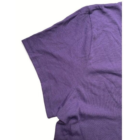NWT Montana State Graphic Short Sleeve Purple T Women’s Large V-Neck Aspinwall - Picture 5 of 7
